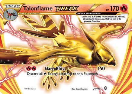 Talonflame BREAK (21/114) [XY: Steam Siege]-1