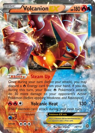 Volcanion EX (26/114) [XY: Steam Siege]-1