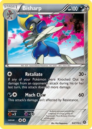 Bisharp (64/114) [XY: Steam Siege]-1