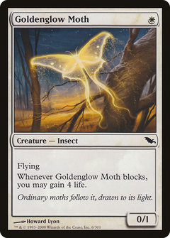 Goldenglow Moth [Shadowmoor]-1