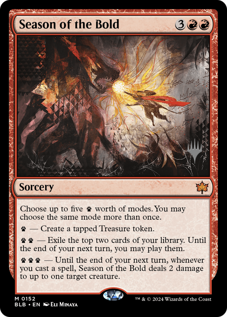 Season of the Bold (Promo Pack) [Bloomburrow Promos]-1