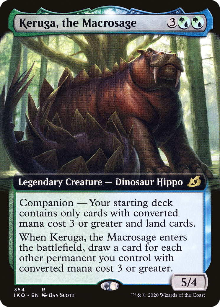 Keruga, the Macrosage (Extended Art) [Ikoria: Lair of Behemoths]-1