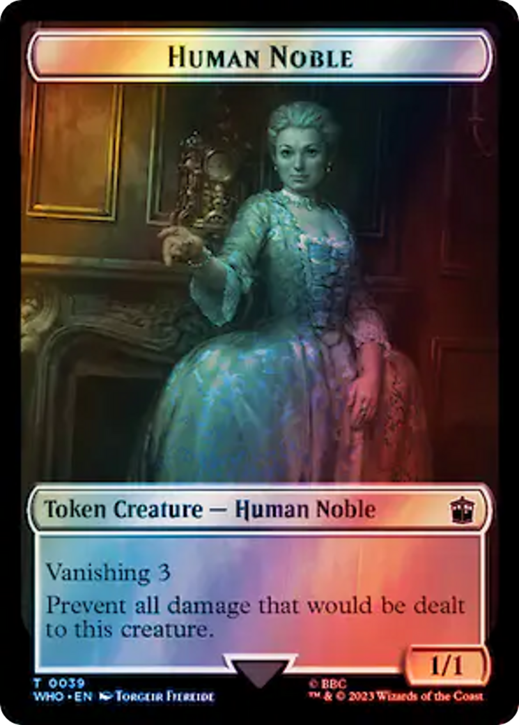 Human Noble (TWHO-039) - Doctor Who Tokens Foil-1