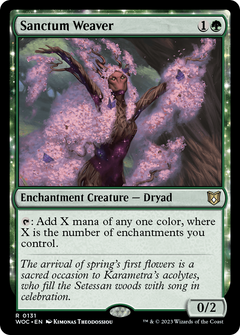 Sanctum Weaver [Wilds of Eldraine Commander]-1