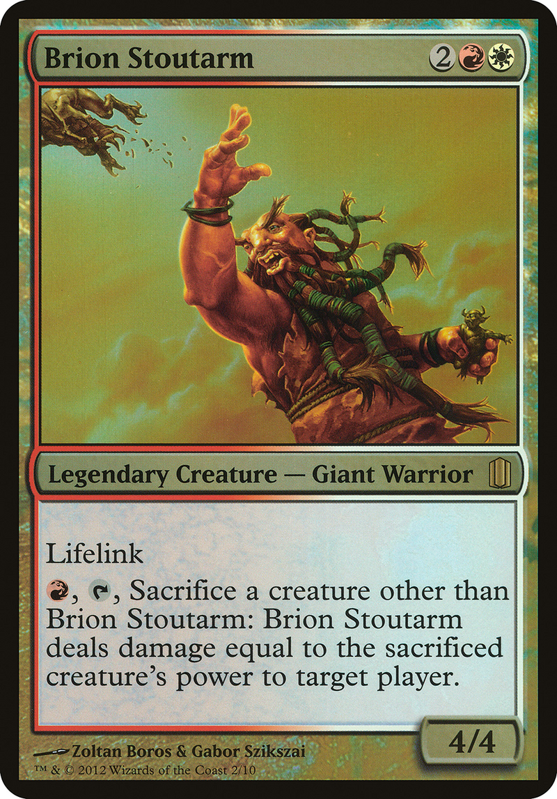 Brion Stoutarm (Oversized) [Commander's Arsenal Oversized]-1