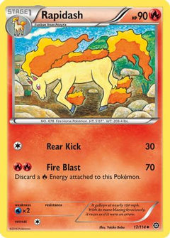 Rapidash (17/114) [XY: Steam Siege]-1