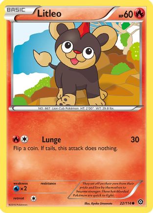 Litleo (22/114) [XY: Steam Siege]-1