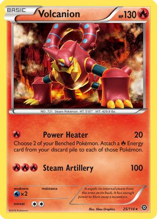 Volcanion (25/114) [XY: Steam Siege]-1