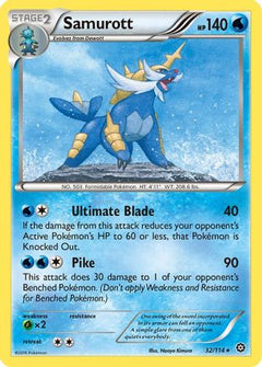 Samurott (32/114) [XY: Steam Siege]-1