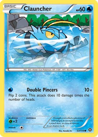 Clauncher (33/114) [XY: Steam Siege]-1