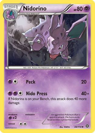 Nidorino (44/114) [XY: Steam Siege]-1