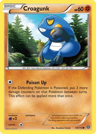 Croagunk (58/114) [XY: Steam Siege]-1