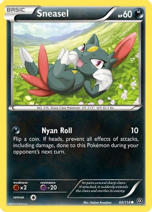 Sneasel (60/114) [XY: Steam Siege]-1