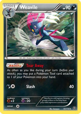 Weavile (61/114) [XY: Steam Siege]-1