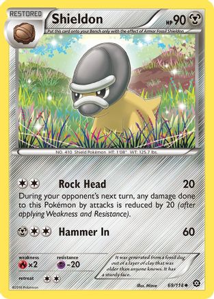 Shieldon (69/114) [XY: Steam Siege]-1