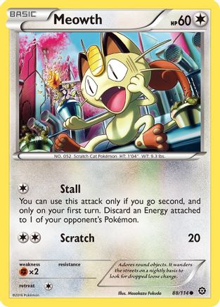 Meowth (88/114) [XY: Steam Siege]-1