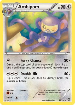 Ambipom (91/114) [XY: Steam Siege]-1