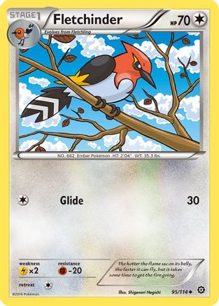 Fletchinder (95/114) [XY: Steam Siege]-1