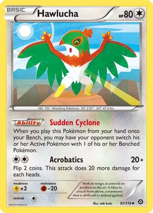 Hawlucha (97/114) [XY: Steam Siege]-1