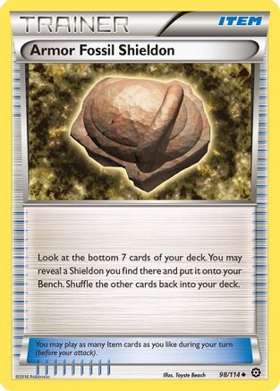 Armor Fossil Shieldon (98/114) [XY: Steam Siege]-1