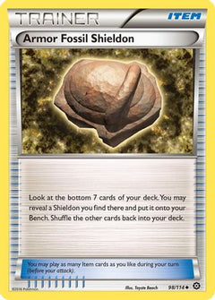 Armor Fossil Shieldon (98/114) [XY: Steam Siege]-1