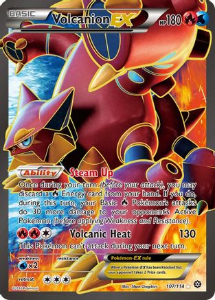 Volcanion EX (107/114) [XY: Steam Siege]-1