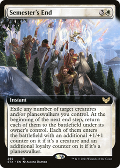 Semester's End (Extended Art) [Strixhaven: School of Mages]-1