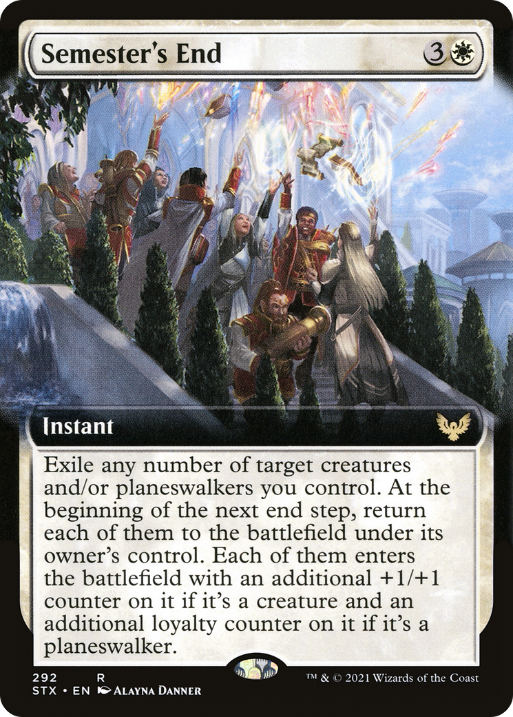 Semester's End (Extended Art) [Strixhaven: School of Mages]-1