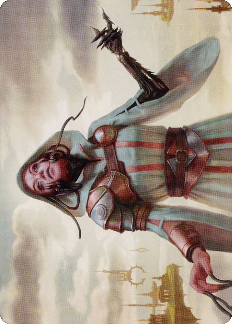 Phyrexian Missionary // Phyrexian Missionary (ADMU-011) - Dominaria United Art Series (Borderless) Foil-3