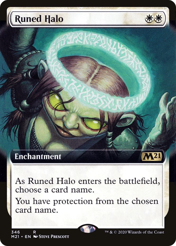 Runed Halo (Extended Art) [Core Set 2021]-1