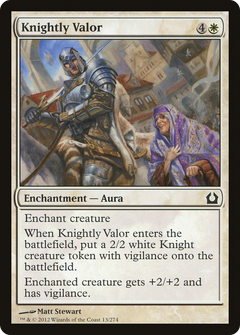 Knightly Valor [Return to Ravnica]-1