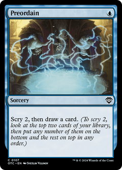 Preordain [Outlaws of Thunder Junction Commander]-1