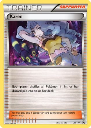 Karen (XY177) [XY: Black Star Promos]-1