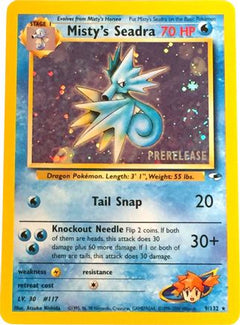 Misty's Seadra (9/132) (Prerelease Promo) [Gym Heroes Unlimited]-1