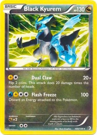 Black Kyurem (100/149) (Theme Deck Exclusive) [Black & White: Boundaries Crossed]-1