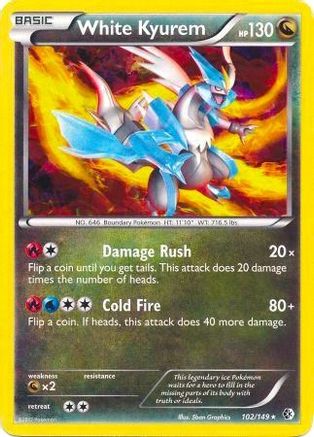 White Kyurem (102/149) (Theme Deck Exclusive) [Black & White: Boundaries Crossed]-1
