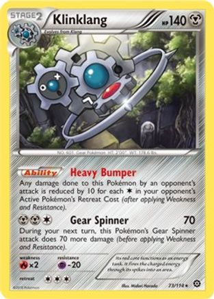 Klinklang (73/114) (Theme Deck Exclusive) [XY: Steam Siege]-1
