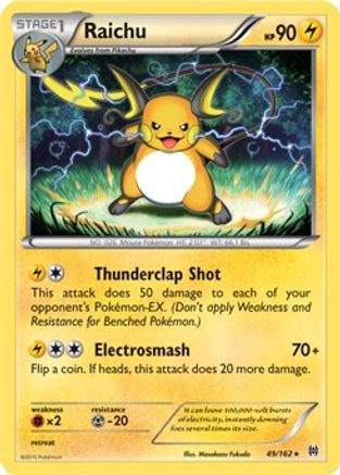 Raichu (49/162) (Theme Deck Exclusive) [XY: BREAKthrough]-1