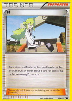 N (BW100) (Battle Arena Deck Exclusive) [Black & White: Black Star Promos]-1