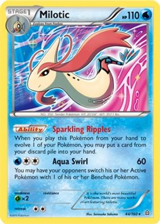 Milotic (44/160) (Theme Deck Exclusive) [XY: Primal Clash]-1
