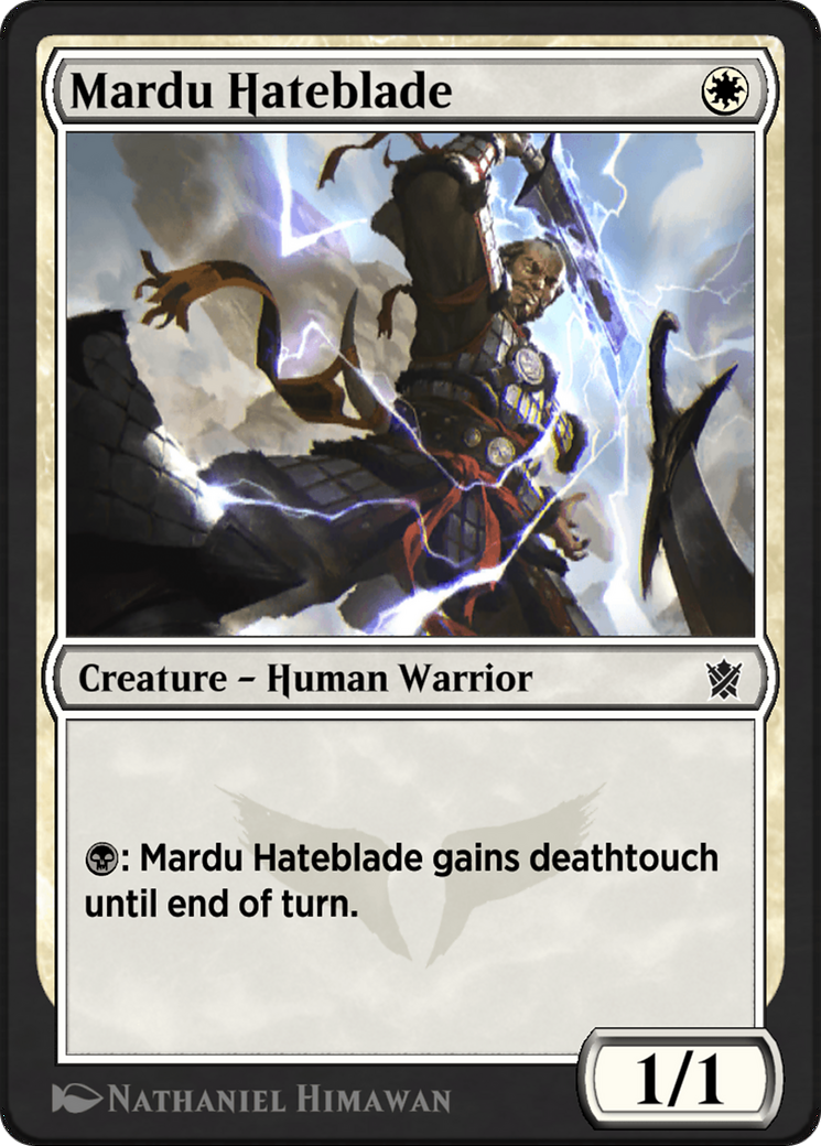 Mardu Hateblade (KTK-16Y) - Khans of Tarkir-1