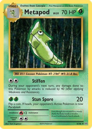 Metapod (4/108) [XY: Evolutions]-1