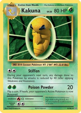 Kakuna (6/108) [XY: Evolutions]-1