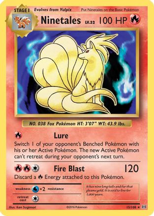 Ninetales (15/108) [XY: Evolutions]-1