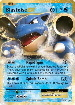 Blastoise EX (21/108) [XY: Evolutions]-1
