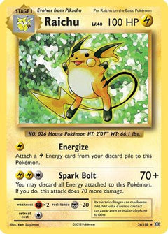 Raichu (36/108) [XY: Evolutions]-1