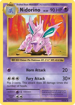 Nidorino (44/108) [XY: Evolutions]-1