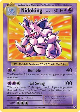 Nidoking (45/108) [XY: Evolutions]-1
