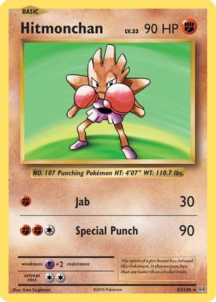 Hitmonchan (62/108) [XY: Evolutions]-1
