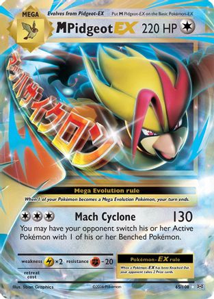 M Pidgeot EX (65/108) [XY: Evolutions]-1